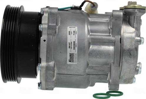 Nissens 89187 - Kompresor, klima-uređaj parts5.com