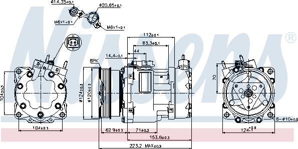 Nissens 89178 - Compresseur, climatisation parts5.com