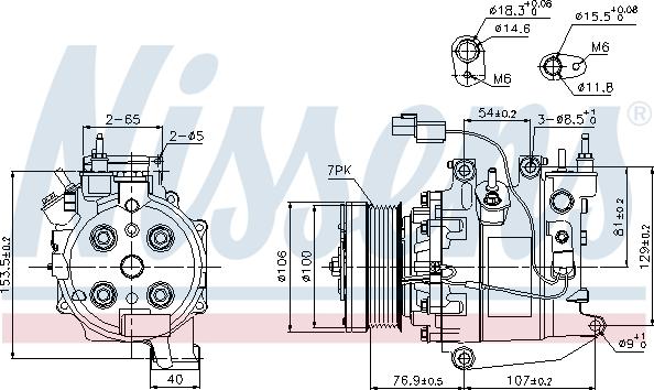 Nissens 89246 - Kompresor, klima-uređaj parts5.com