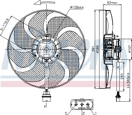 Nissens 85690 - Ventilátor, motorhűtés parts5.com