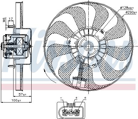 Nissens 85684 - Βεντιλατέρ, ψύξη κινητήρα parts5.com