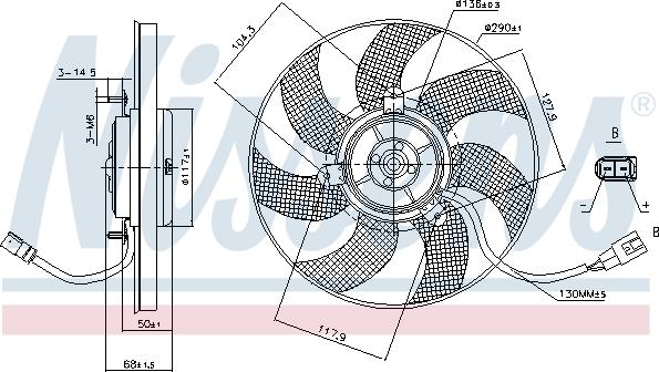 Nissens 85680 - Wentylator, chłodzenie silnika parts5.com