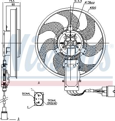 Nissens 85730 - Ventilador, refrigeración del motor parts5.com