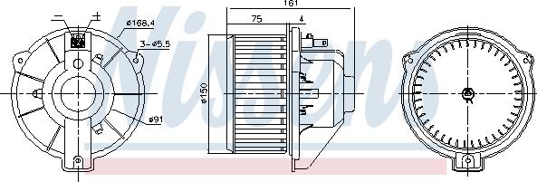 Nissens 87429 - Ventilador habitáculo parts5.com