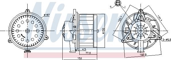 Nissens 87618 - Ventilador habitáculo parts5.com