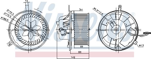 Nissens 87032 - Ventilador habitáculo parts5.com