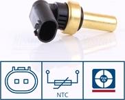 Nissens 207046 - Sensor, temperatura del refrigerante parts5.com