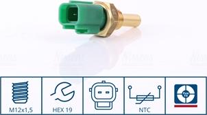 Nissens 207056 - Sensor, Kühlmitteltemperatur parts5.com