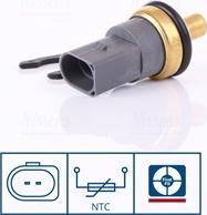 Nissens 207082 - Sensor, temperatura del refrigerante parts5.com