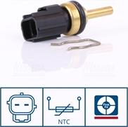 Nissens 207020 - Sensor, temperatura del refrigerante parts5.com