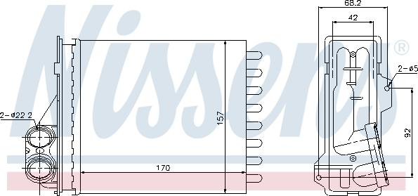 Nissens 76512 - Lämmityslaitteen kenno parts5.com