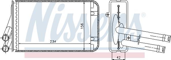 Nissens 70229 - Radiador de calefacción parts5.com