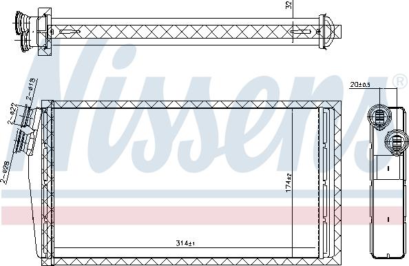 Nissens 707206 - Isıtma sistemi parts5.com