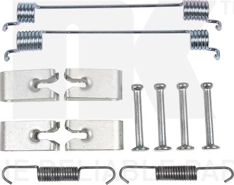 NK 7923866 - Sada příslušenství, brzdové čelisti parts5.com