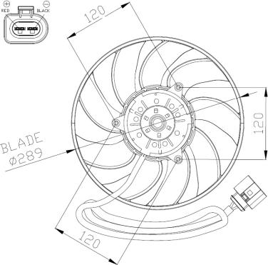 NRF 47946 - Ventilador, refrigeración del motor parts5.com