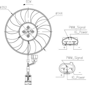 NRF 47969 - Ventilator, radiator parts5.com