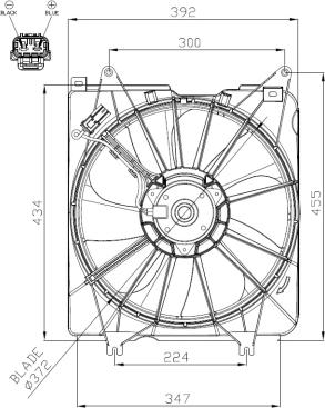 NRF 47935 - Ventilátor, motorhűtés parts5.com