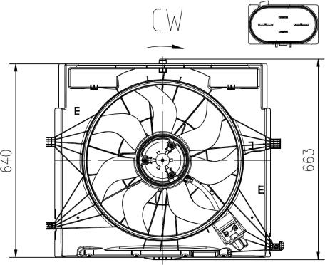 NRF 47920 - Větrák, chlazení motoru parts5.com