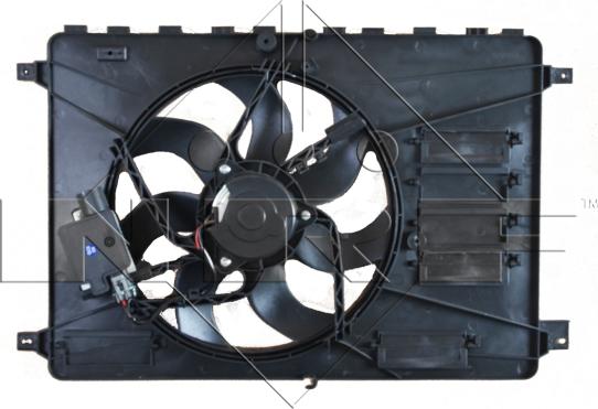 NRF 47593 - Fan, radiator parts5.com