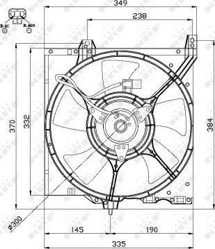 NRF 47670 - Ventilator, radiator parts5.com