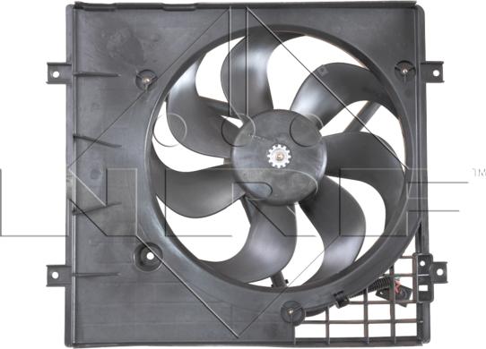 NRF 47058 - Fan, radiator parts5.com