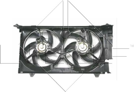 NRF 47075 - Ventilátor, motorhűtés parts5.com