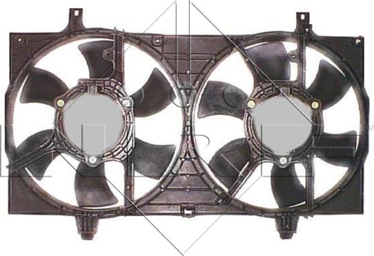 NRF 47304 - Ventilator, radiator parts5.com