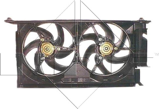 NRF 47334 - Ventilátor, motorhűtés parts5.com