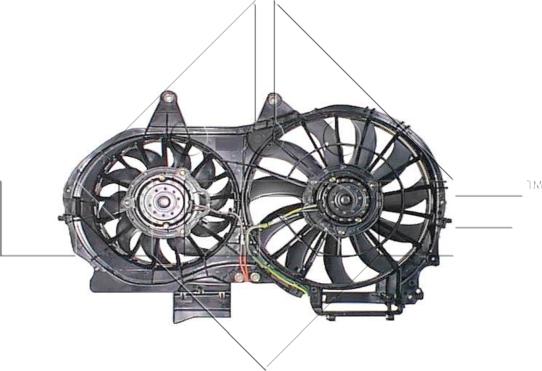 NRF 47205 - Ventilator, hlađenje motora parts5.com