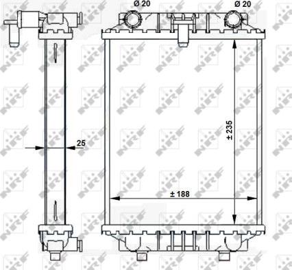 NRF 59183 - Radiaator,mootorijahutus parts5.com