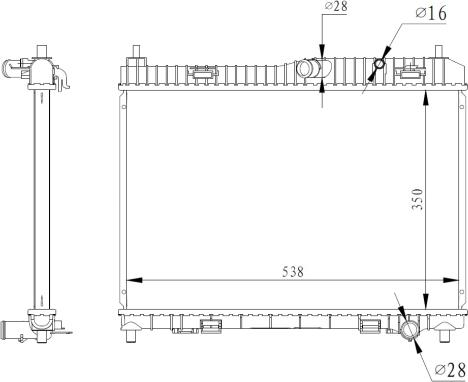 NRF 59317 - Radiator, racire motor parts5.com