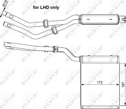 NRF 54303 - Toplotni izmenevalnik, ogrevanje notranjega prostora parts5.com