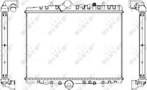 NRF 55346 - Hladnjak, hlađenje motora parts5.com