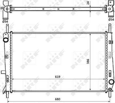 NRF 509528 - Hladnjak, hlađenje motora parts5.com