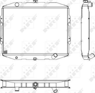 NRF 504125 - Radiator, racire motor parts5.com