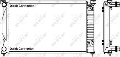 NRF 50543A - Chladič motora parts5.com