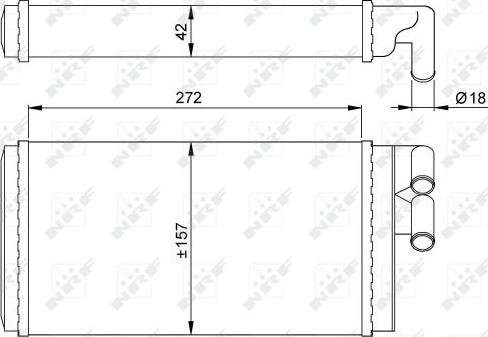 NRF 50602 - Теплообменник, отопление салона parts5.com