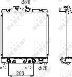 NRF 516356 - Radiador, refrigeración del motor parts5.com