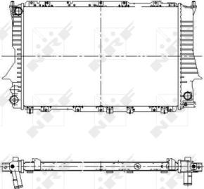 NRF 51320 - Radiator, engine cooling parts5.com