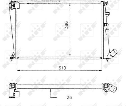 NRF 58914 - Radiator, racire motor parts5.com