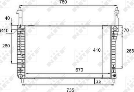 NRF 58509 - Radiator, racire motor parts5.com