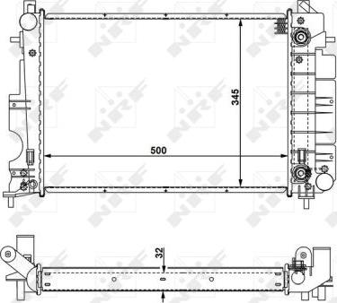 NRF 58109 - Radiator, racire motor parts5.com