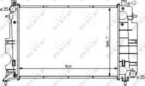 NRF 58108 - Radiador, refrigeración del motor parts5.com