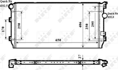 NRF 58339 - Radiator, engine cooling parts5.com