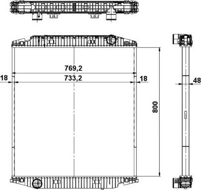 NRF 539567 - Radiaator,mootorijahutus parts5.com