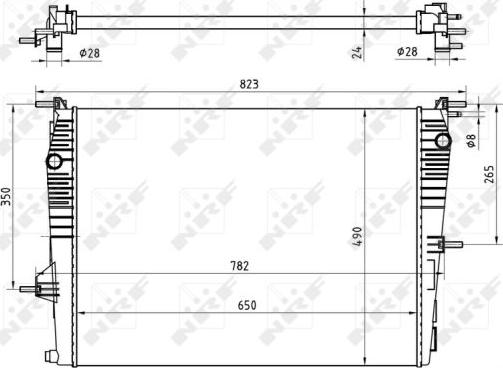 NRF 53965 - Radiator, racire motor parts5.com