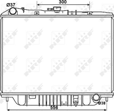 NRF 53517 - Radiaator,mootorijahutus parts5.com