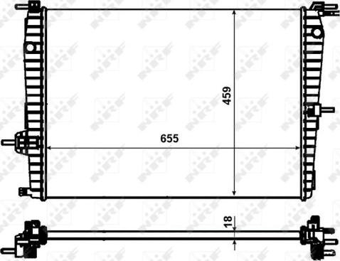 NRF 53011 - Radiator, racire motor parts5.com