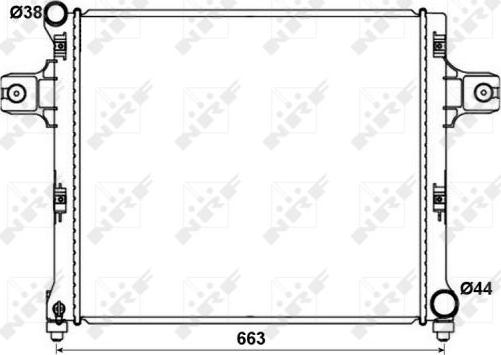 NRF 53191 - Radiaator,mootorijahutus parts5.com