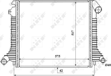 NRF 53855 - Radiador, refrigeración del motor parts5.com